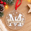 Boule de noël personnalisée - Prénom & initiale