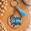 Porte clé personnalisé avec pompon