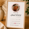 Cadre calendrier personnalisé avec photo