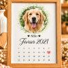 Cadre calendrier personnalisé avec photo