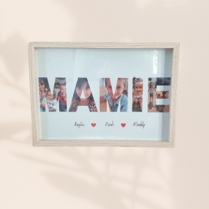 Cadre avec affiche personnalisée MAMIE