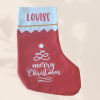 Chaussette de noël personnalisée