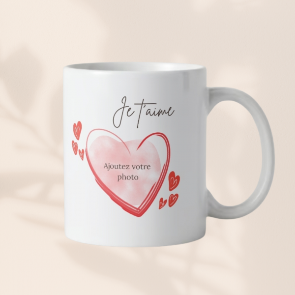 mug date rencontre verso Mug personnalisé "Je t'aime" avec date et photo