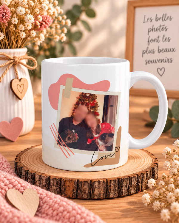 Mug famille personnalisé avec photo