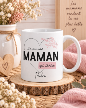 Mug personnalisé - Qui déchire !