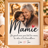 Cadre photo personnalisé avec message