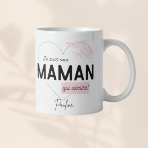 Mug personnalisé maman qui déchire