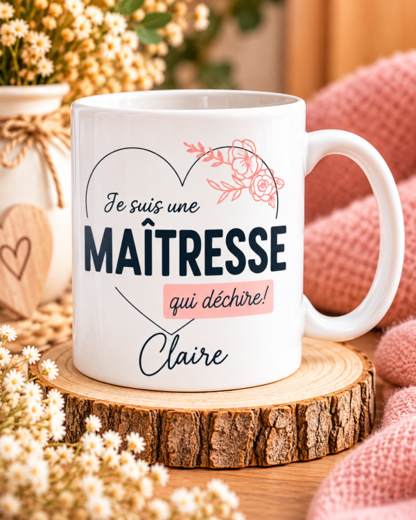 Mug personnalisé - Qui déchire !