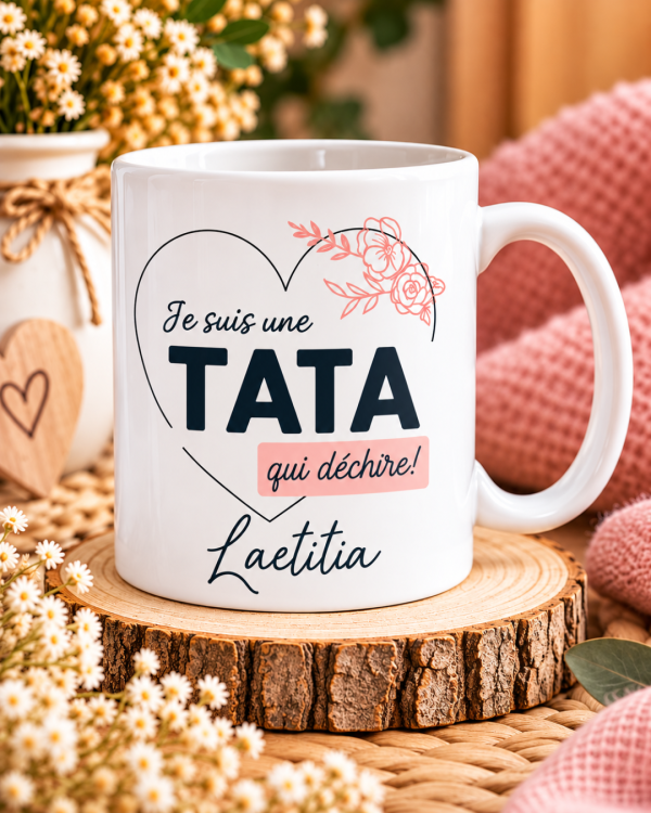 Mug personnalisé - Qui déchire !