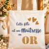 Tote bag personnalisé - Cette fille en Or