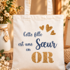 Tote bag personnalisé - Cette fille en Or