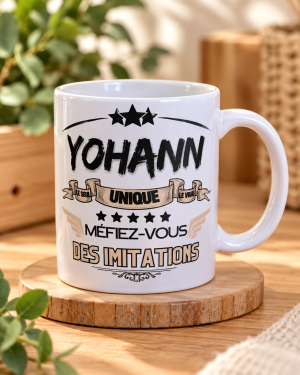 Mug avec prénom personnalisé - Unique