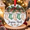 Décoration de Noël personnalisée - Chaussettes de famille
