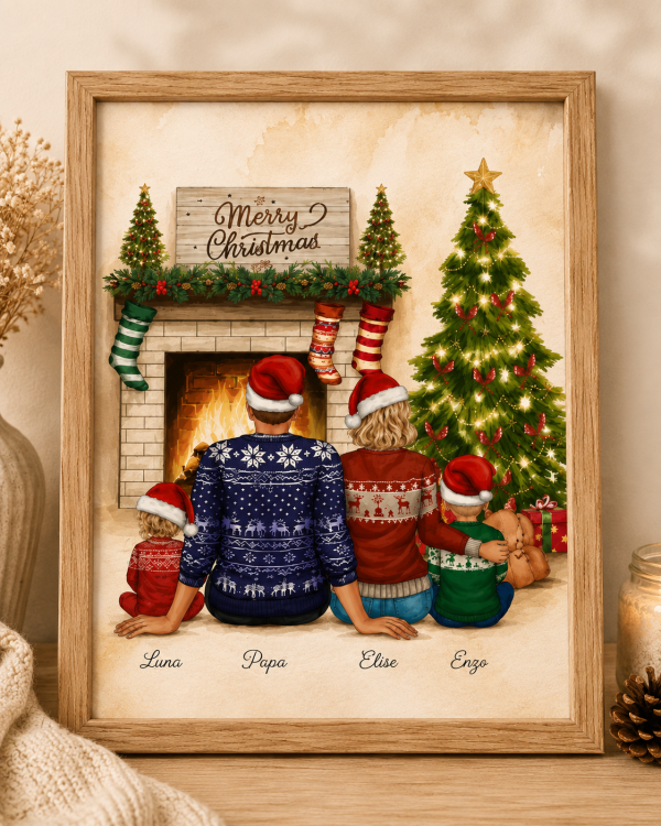2024/11/1000038668.png Cadre de Noël personnalisé - Famille