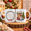 Mug de Noël Famille personnalisé
