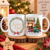 Mug de Noël Famille personnalisé