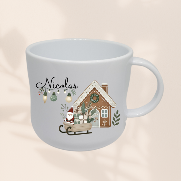 mini mug noel traineau Mini mug de noël 6oz