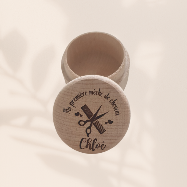 boite mèche de cheveux Coffret souvenirs de naissance