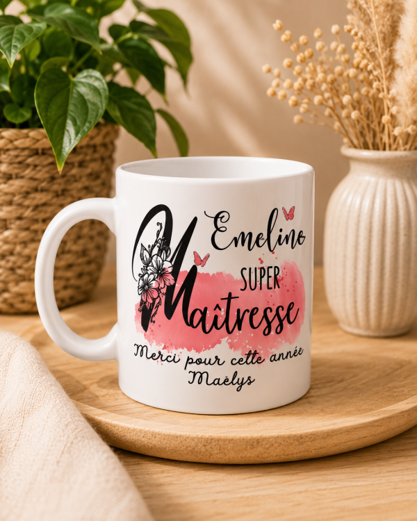 Mug personnalisé - SUPER Maîtresse