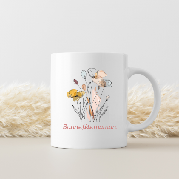 mug maman 2 Mug Bonne fête maman