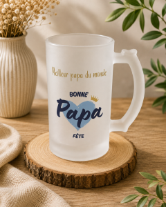 Chope à bière - Bonne fête papa