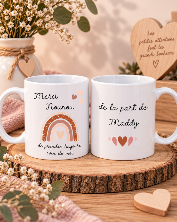 Mug personnalisé - Merci