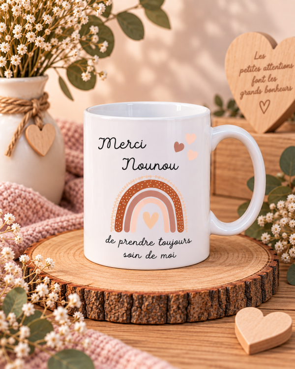 Mug personnalisé - Merci