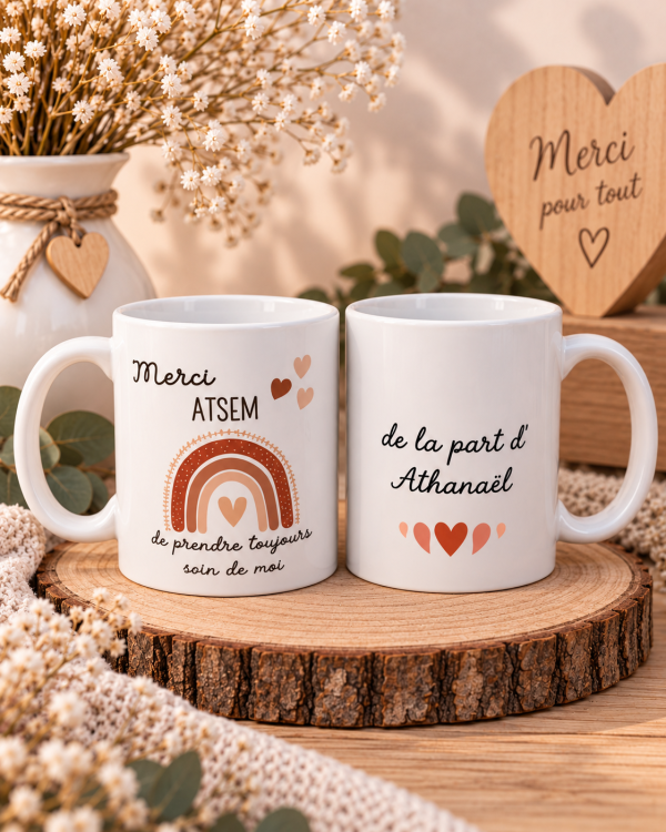 Mug personnalisé - Merci