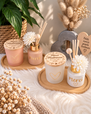 Coffret parfumé diffuseur + bougie