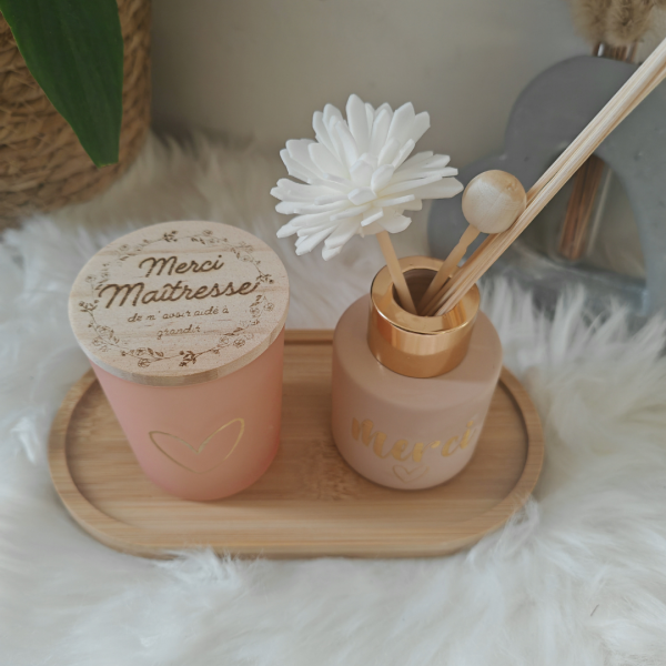 Coffret parfumé diffuseur + bougie