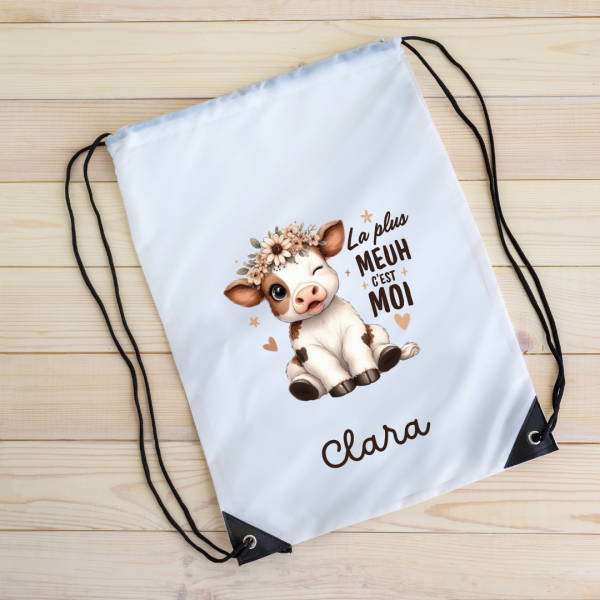 Sac à dos avec cordelettes personnalisé