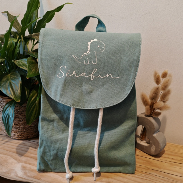 sac enfant vert dino Sac à dos enfant