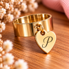 bague coeur 4 Bague personnalisée avec cœur gravé