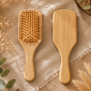 Brosse à cheveux en bambou personnalisée