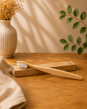 Brosse à dent en bambou personnalisée