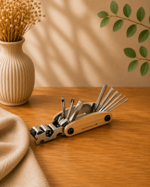 Multi outils en bambou personnalisé
