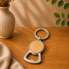 Porte clés décapsuleur personnalisé en bois & métal