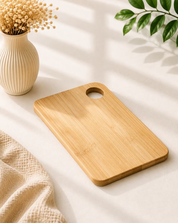 Petite planche à découper en bambou personnalisée