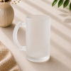 Chope à bière personnalisée - verre givré