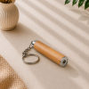 Mini torche porte clés personnalisée en bambou