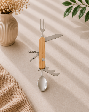 78 Couverts multifonction en bois personnalisé