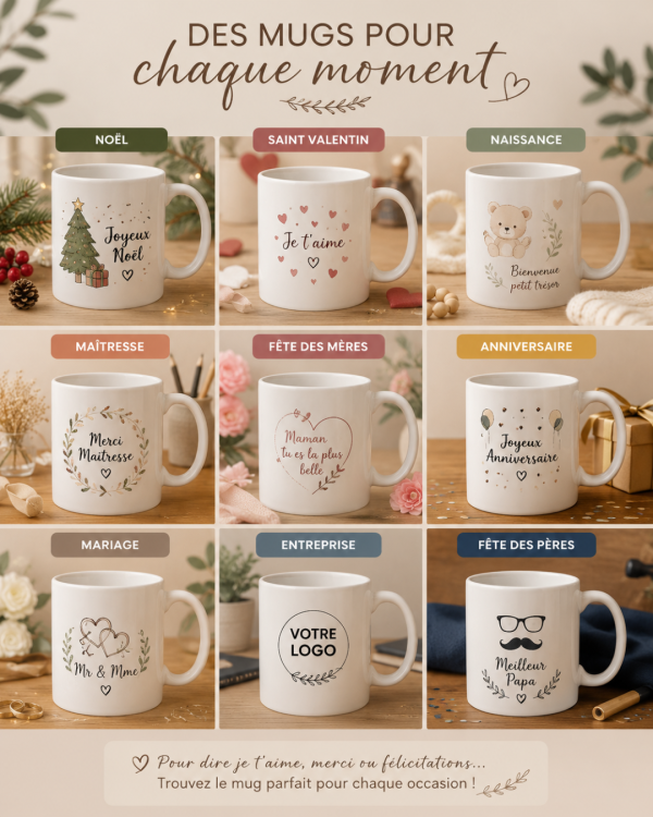 Mug personnalisé - Créez un souvenir unique