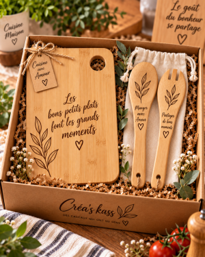 box cuisine Box Saveur Bambou - Coffret cuisine personnalisé