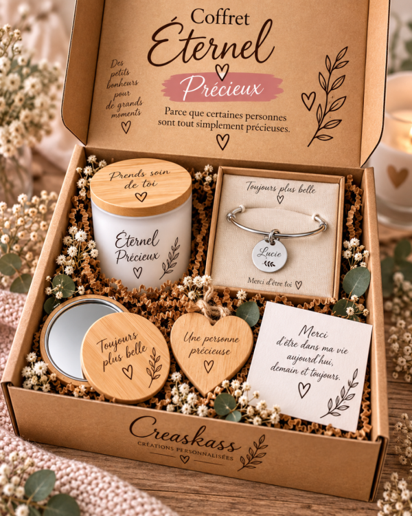 Coffret Eternel Précieux - cadeau personnalisé