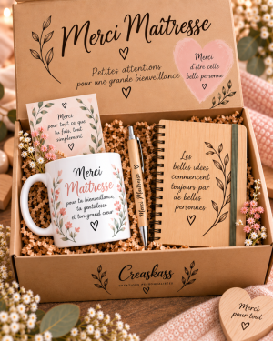 Coffret Merci Douceur - coffret cadeau personnalisé