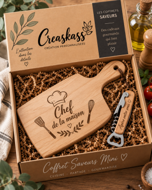 Coffret Saveur Essentiel - Coffret cuisine personnalisé
