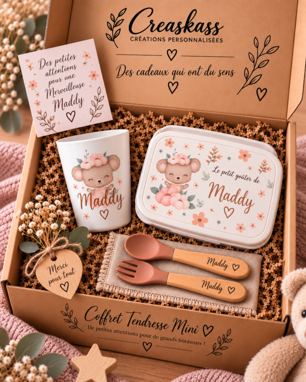 Coffret Tendresse Mini - coffret enfant personnalisé