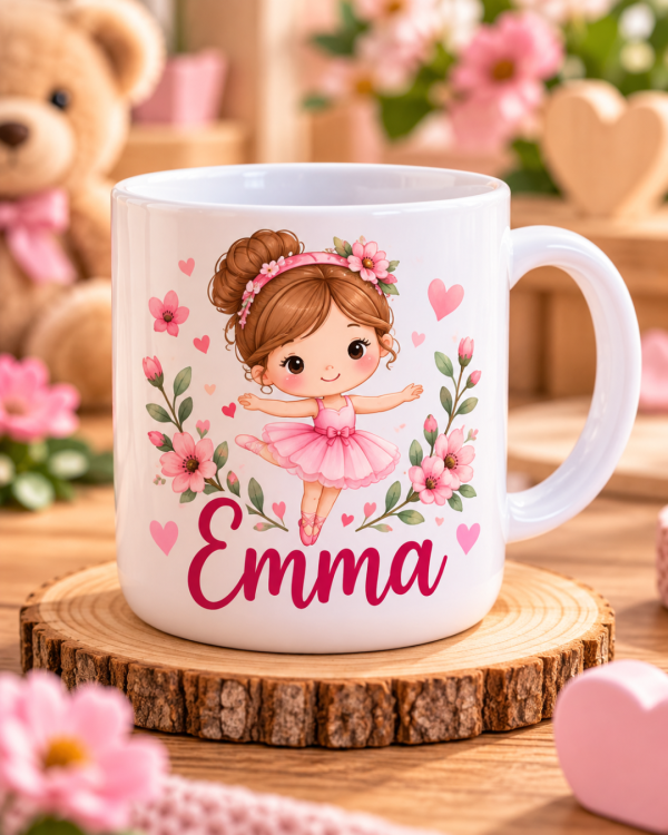 Mini mug enfant personnalisé - Prénom & motif