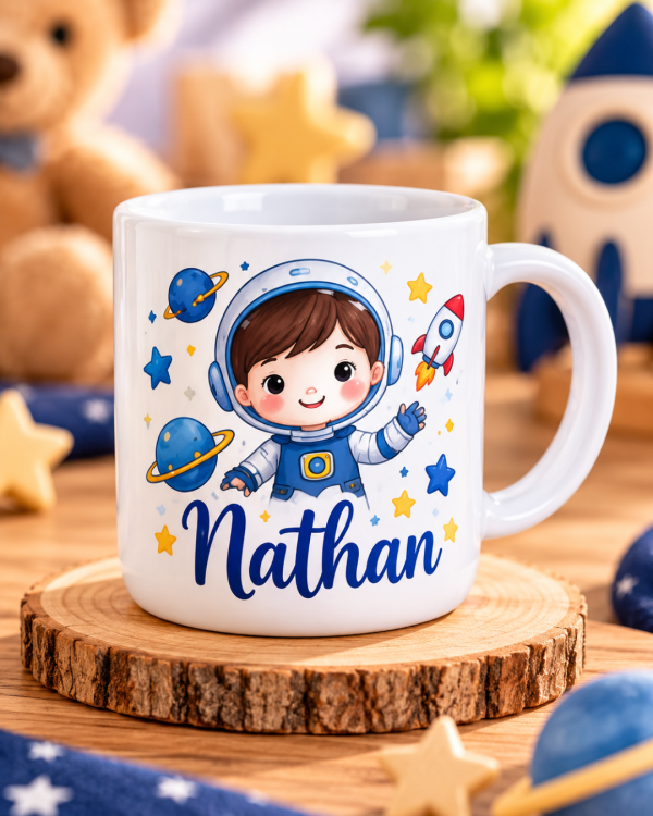 Mini mug enfant personnalisé - Prénom & motif