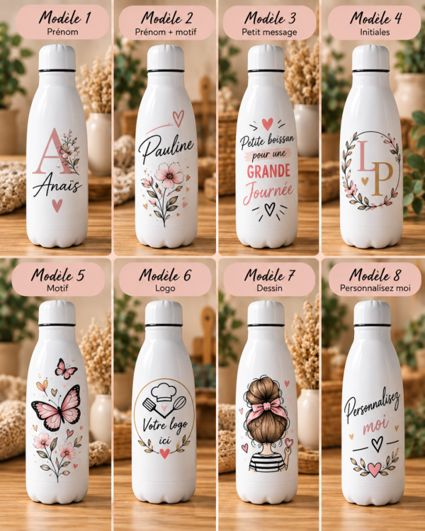 Gourde isotherme personnalisée - 500 ml
